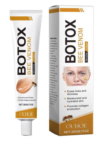 Botox Bee Venom Wrinkle Removal Cream, Bee Venom Firming Cream, Botox Bee Venom Cream, Moisturizer, Lifting and Recovery for All Skin Types